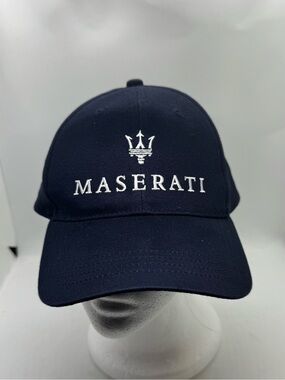 Men's Navy Embroidered Logo Baseball Cap